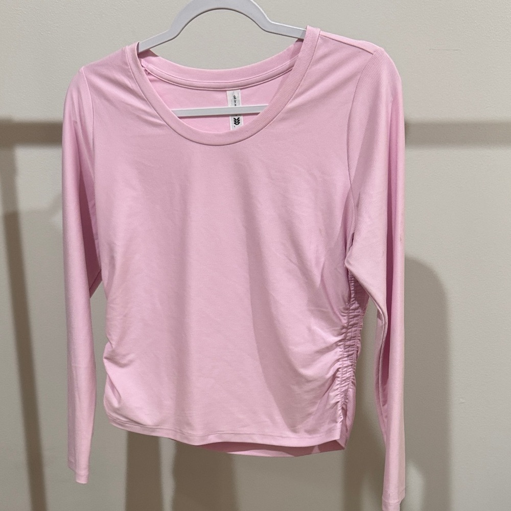 All in Motion Light Pink Long Sleeve Women's Top